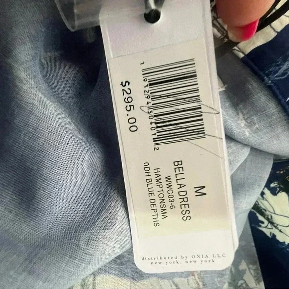 WeWoreWhat Blue and White Midi Dress - Picture 7 of 16